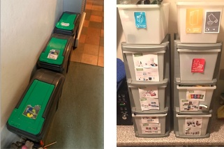 Collecting waste at home