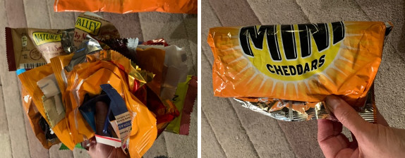 Bagging sorted waste